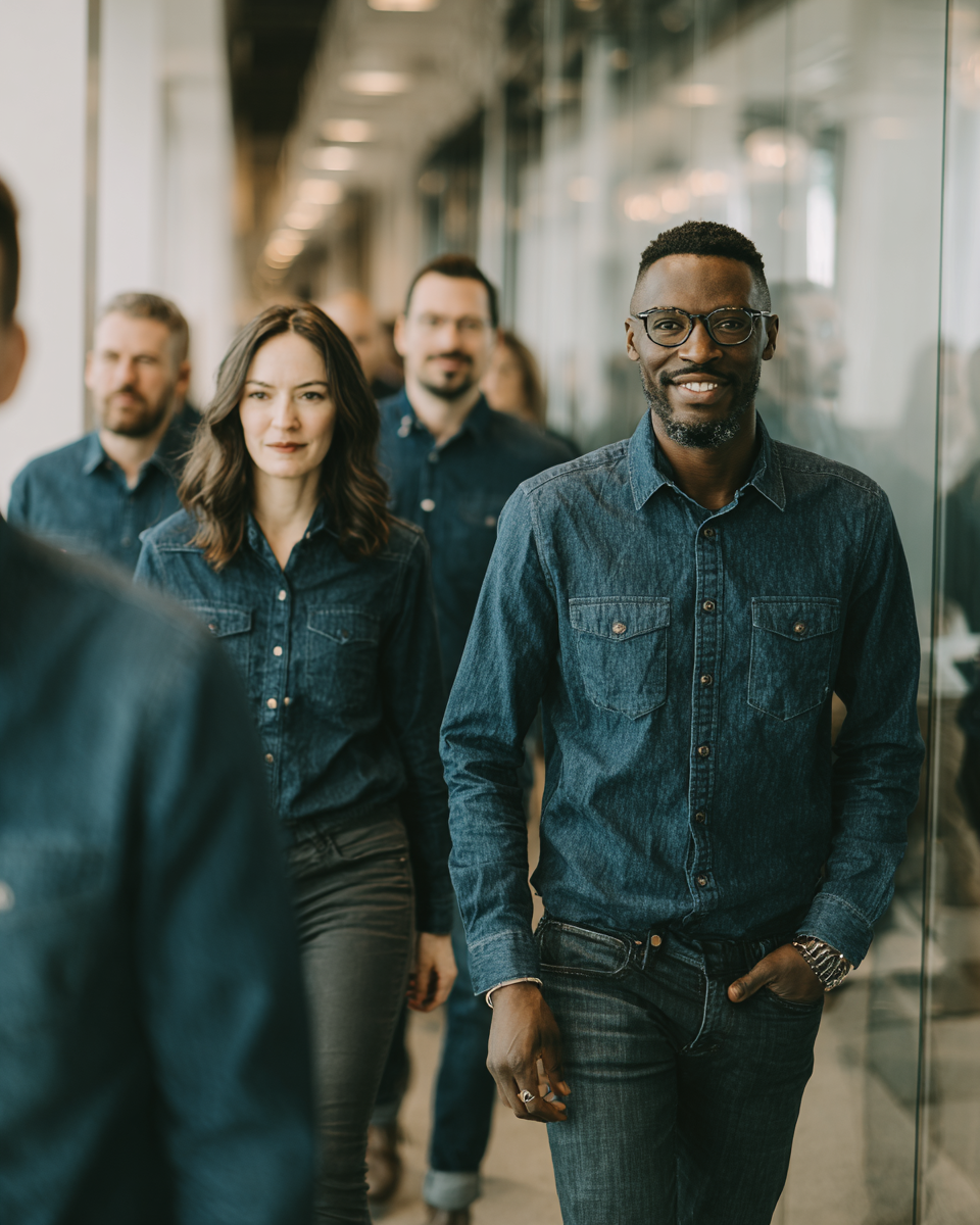 Team in individuell entwickelter Corporate Fashion von Studio ARTVÉA
