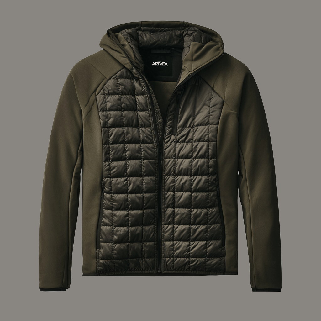 Hybrid Thermal Jacket von Studio ARTVÉA als technische Outerwear mit sportlicher Funktion und hochwertigem Finish.