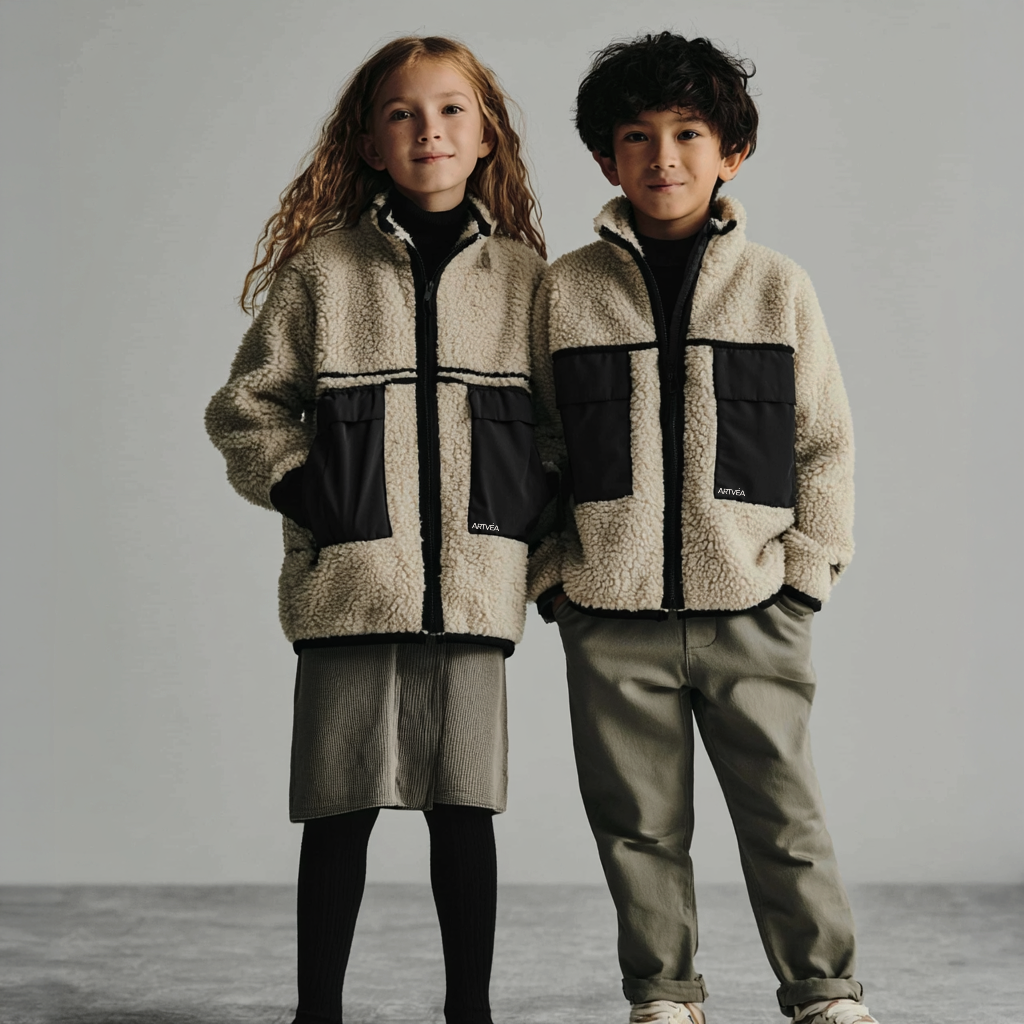 Kids Fleece Jackets von Studio ARTVÉA als hochwertige Kinder-Apparel Lösung für Clubs, Education und Lifestyle-Konzepte.