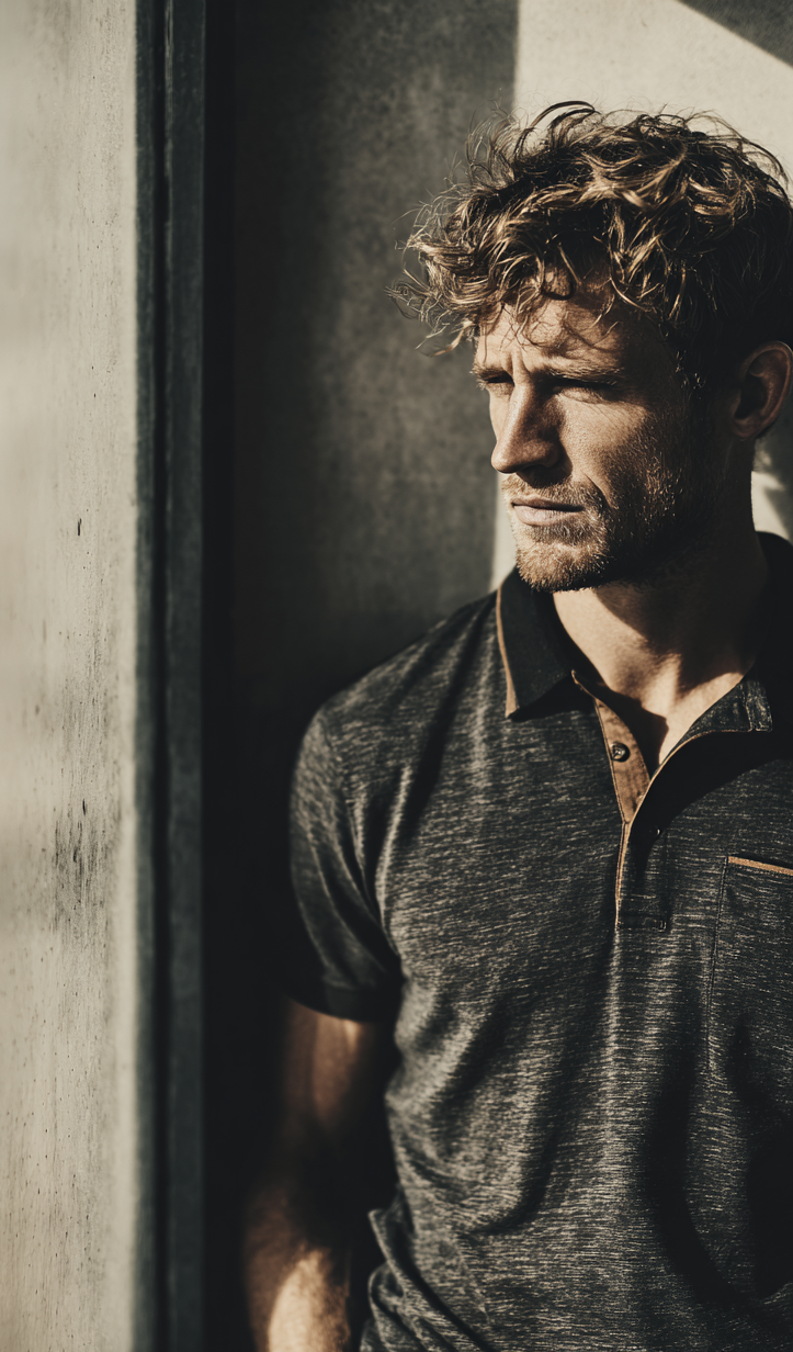 Mann im Polo-Shirt – funktionale Corporate Fashion für Handwerk und Industrie