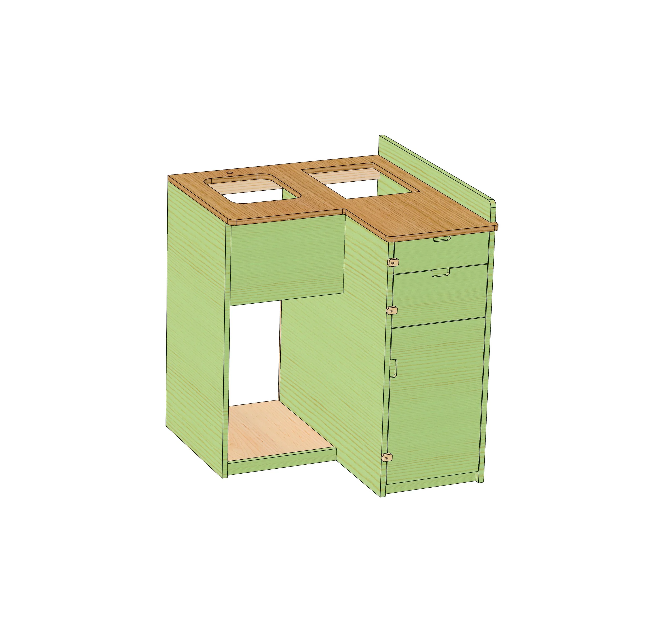 Bos - Bouwpakket keuken