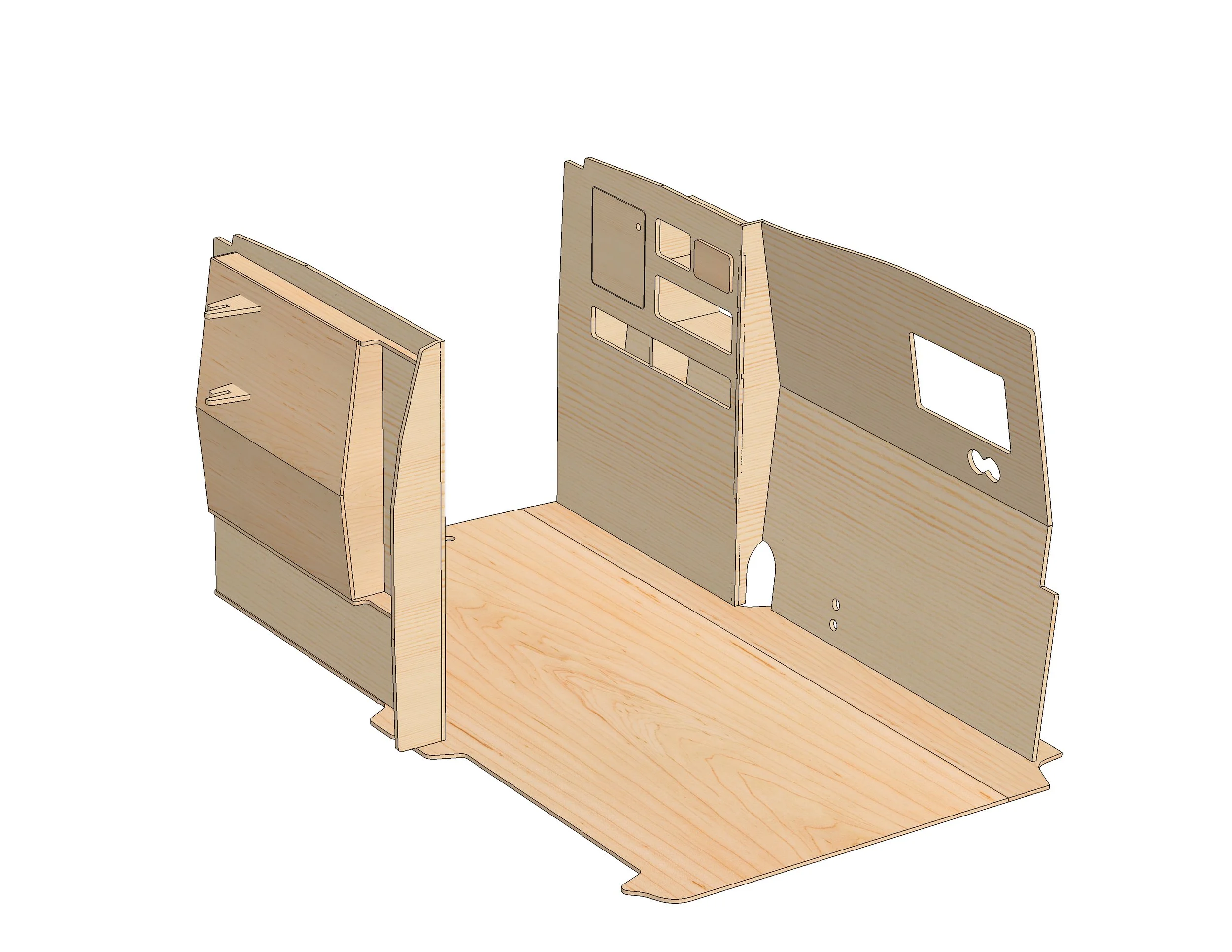 Berg - Bouwpakket wand & vloer