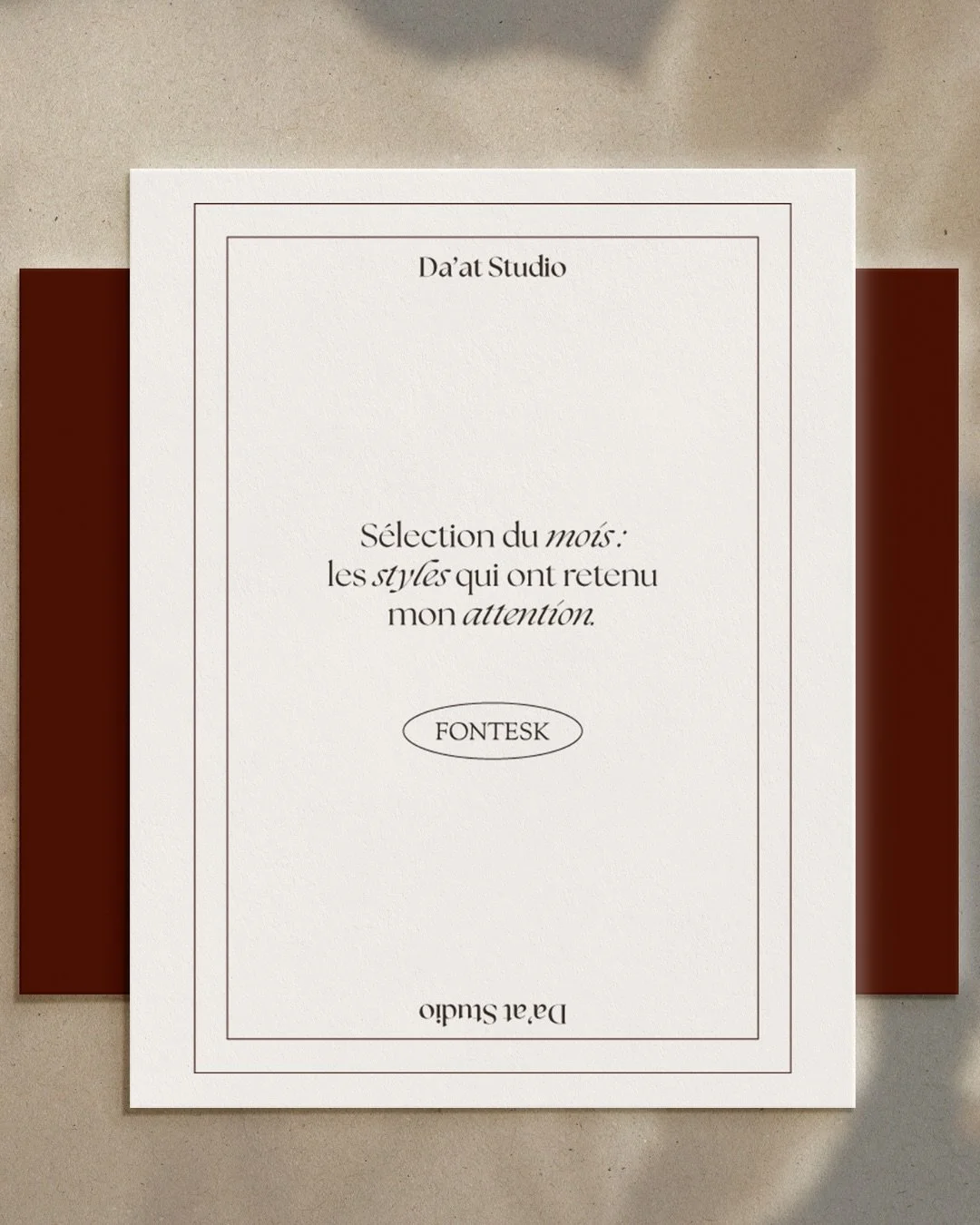 Ce mois-ci, j&rsquo;ai laiss&eacute; mon &oelig;il de graphiste se balader&hellip; et voici une s&eacute;lection sp&eacute;ciale Fontesk qui ont attir&eacute; mon attention. 
Chacune a son caract&egrave;re, sa texture, son &eacute;nergie &mdash; et e