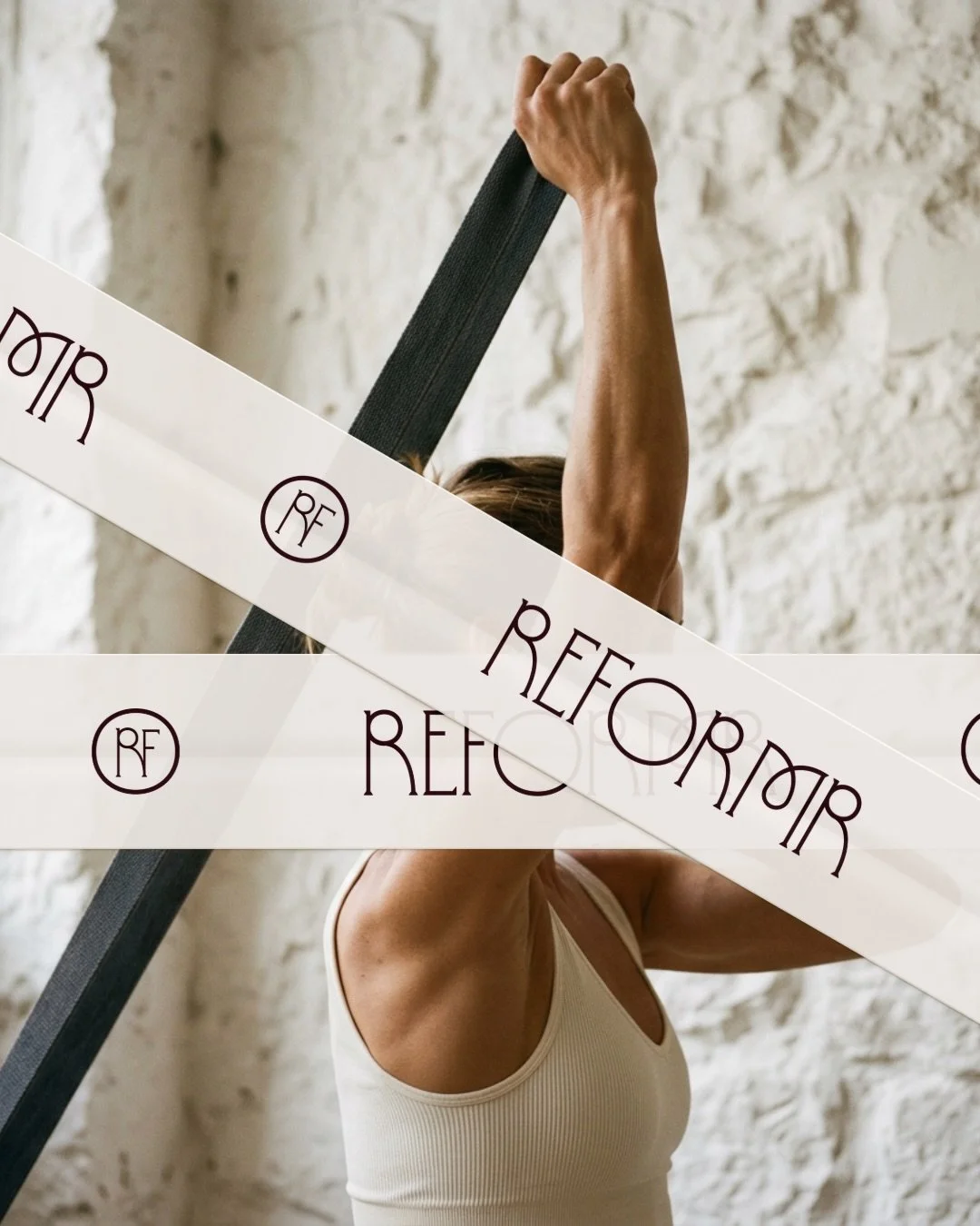 D&eacute;clinaisons du logo du Studio de Pilates Reformer aux couleurs de la palette 🎨 #pilatesreformer #identitevisuelle