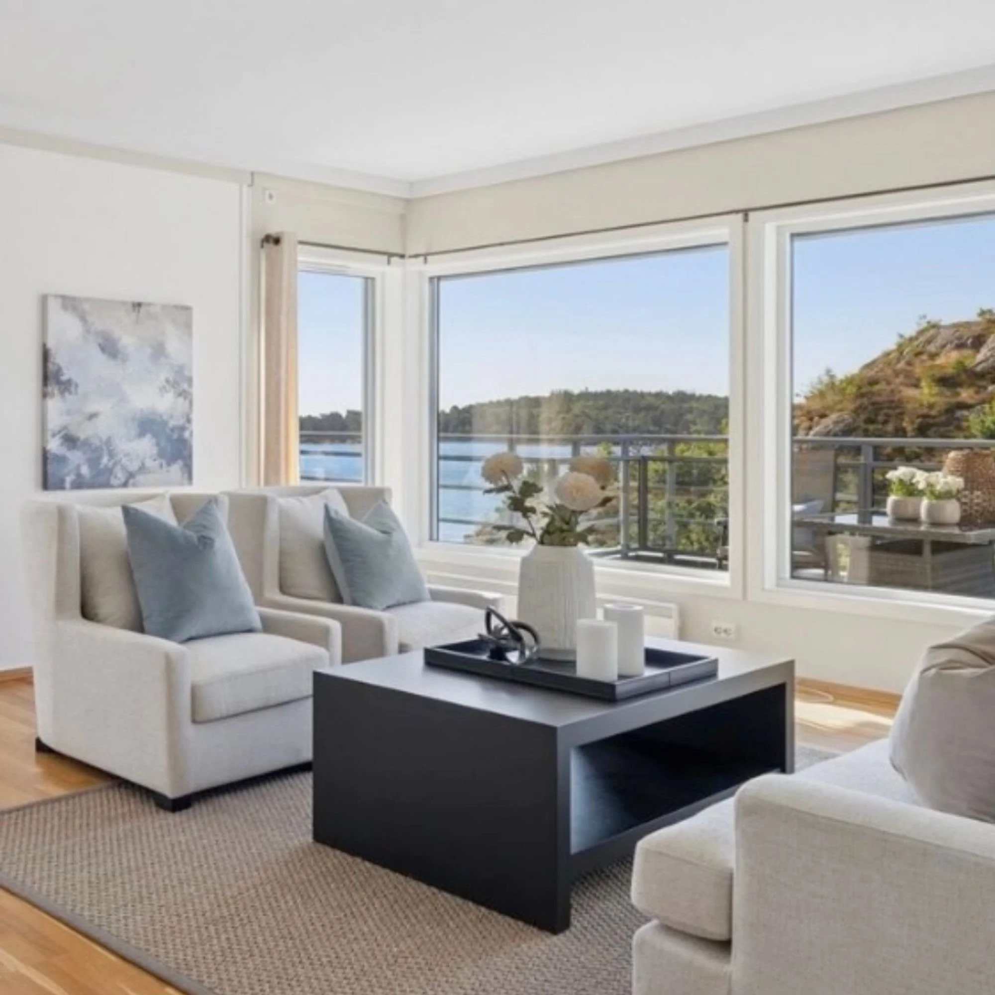 En lys og lekker stue