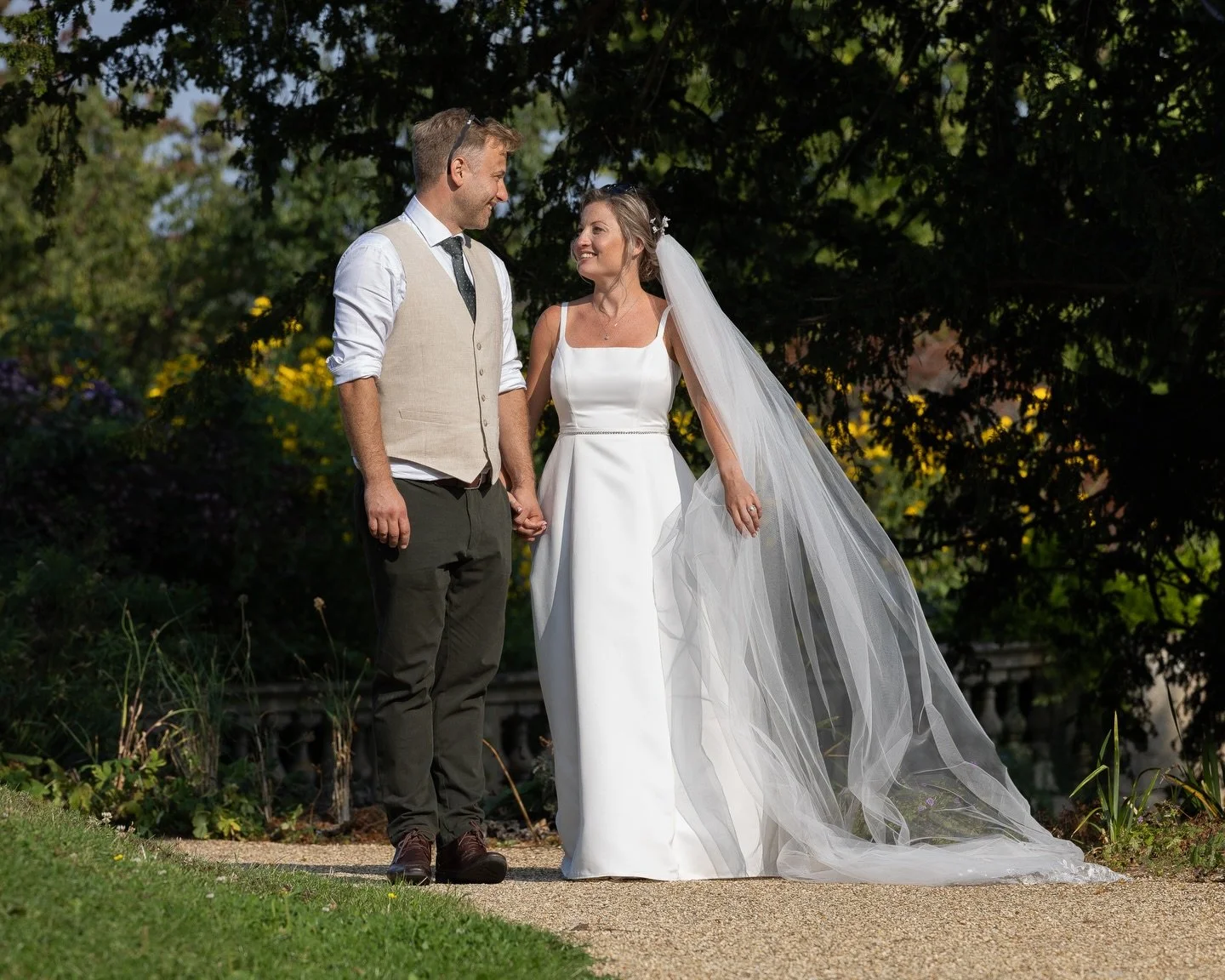 Lois &amp; Henry enjoying a quiet moment between congratulations and canap&eacute;s.

Natural wedding photography across Hertfordshire, London &amp; the South-East 📸

#HertfordshireWeddings 
#LondonWeddingPhotographer #UKWeddingPhotographer #Documen