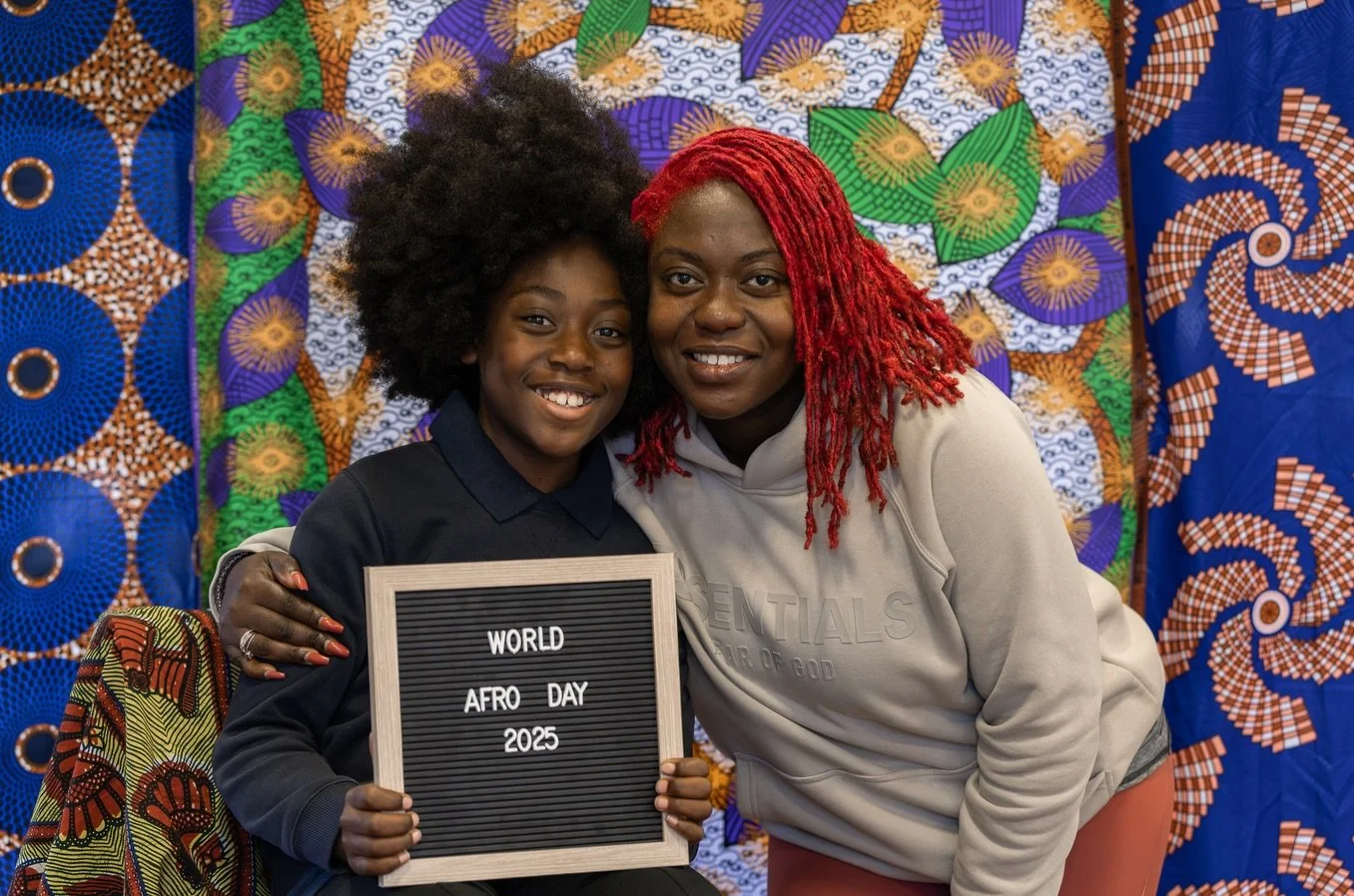 Throwback to a recent photoshoot with pupils, parents and teachers at Pakeman Primary School in celebration of World Afro Day.

A fantastic initiative highlighting identity, diversity and community. It was a privilege to document such a positive and 