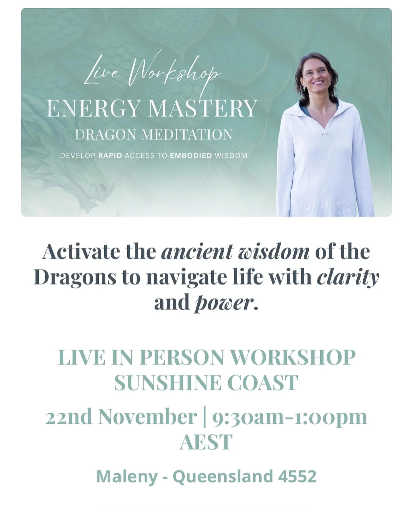 Are you ready ? To develop rapid access to Embodied Wisdom ? Come and Join Kat at The Wylde Hearth for an epic journey of Energy Mastery - Dragon Meditation ✨✨✨Have you worked with the ancient, multidimensional energy of Dragons before?
If you&rsquo;