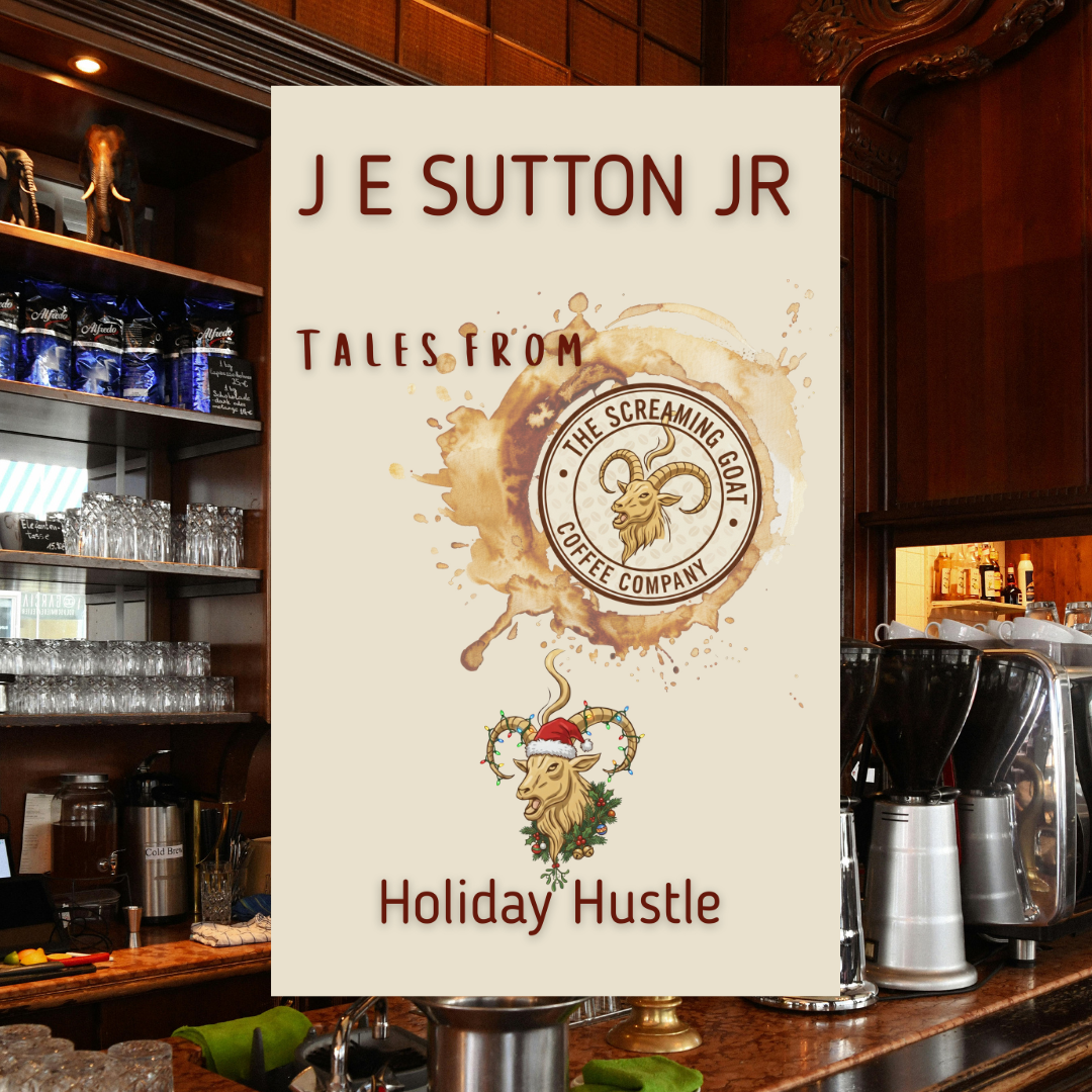 A delightful short story about Alan's favorite coffee shop The Screaming Goat Coffee Company. A Holiday tale of chaos, humor and magic. Alan and Stacy make a brief appearance.