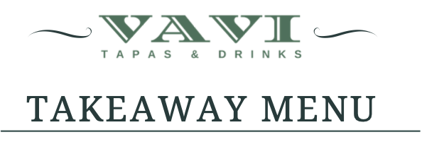 Vavi Tapas & Drinks takeaway menu header