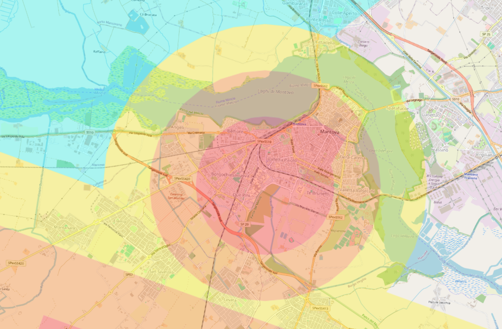 rilievi e ispezioni tecniche a mantova mantova mappa dflight