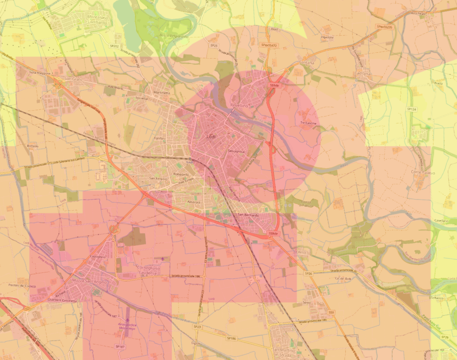 rilievi lodi e ispezioni industriali mappa dflight