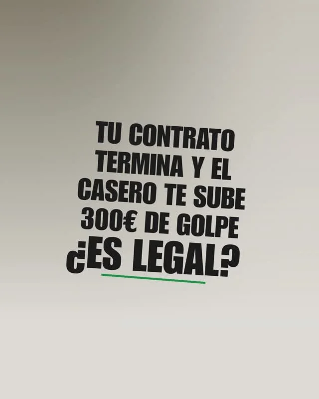 Tu contrato termina.
Te suben 300&euro; de golpe.

Si el casero NO te avis&oacute; con al menos 4 meses de antelaci&oacute;n, la subida puede no ser v&aacute;lida.

&iquest;Y qu&eacute; significa eso en la pr&aacute;ctica?

Que puedes:

&bull; Manten