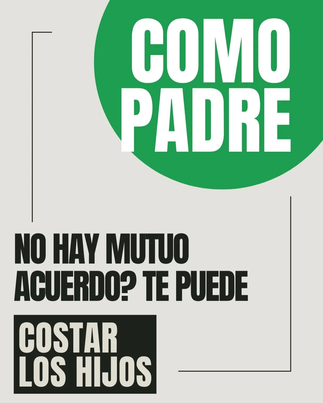 Como padre, divorciarte sin llegar a mutuo acuerdo puede costarte la custodia de tus hijos. Y los datos lo confirman.

👩 67,6% de divorcios contenciosos: la custodia va a la madre.
👩 👨 51,1% de divorcios de mutuo acuerdo: custodia compartida.

&iq