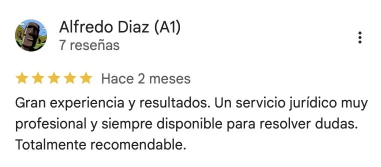 reseña google abogado madrid