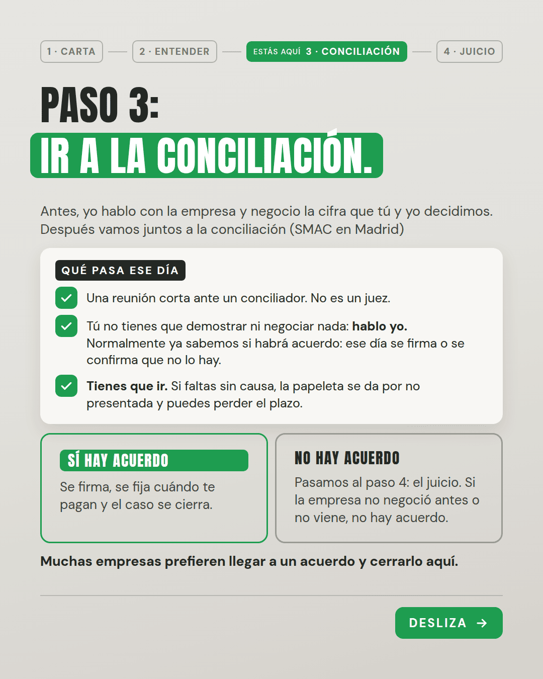 demandar despido proceso