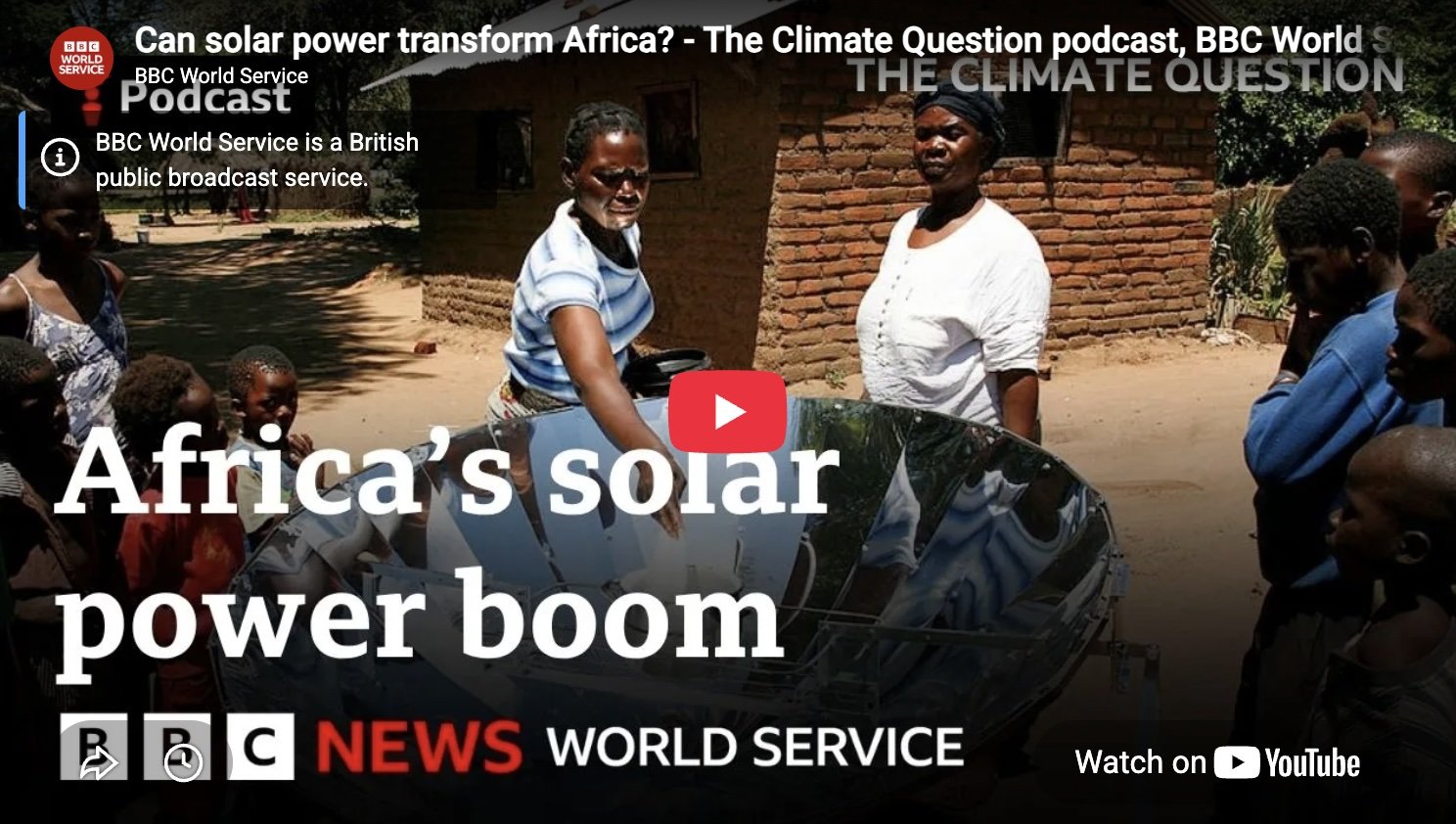 How Solar Power Is Lighting Up Africa’s Future