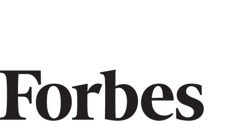 Forbes magazine logo in black on a white background.