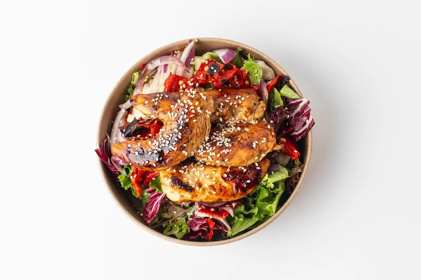 🔥 Grilled. 🥗 Fresh. 🍯 Glazed.
The Chicken Teriyaki Salad at Brownes is your go-to for a flavour-packed lunch that hits every time.

Tender teriyaki chicken, crisp mixed leaves, roasted peppers, red onion &amp; a sesame sprinkle &mdash; all tossed 