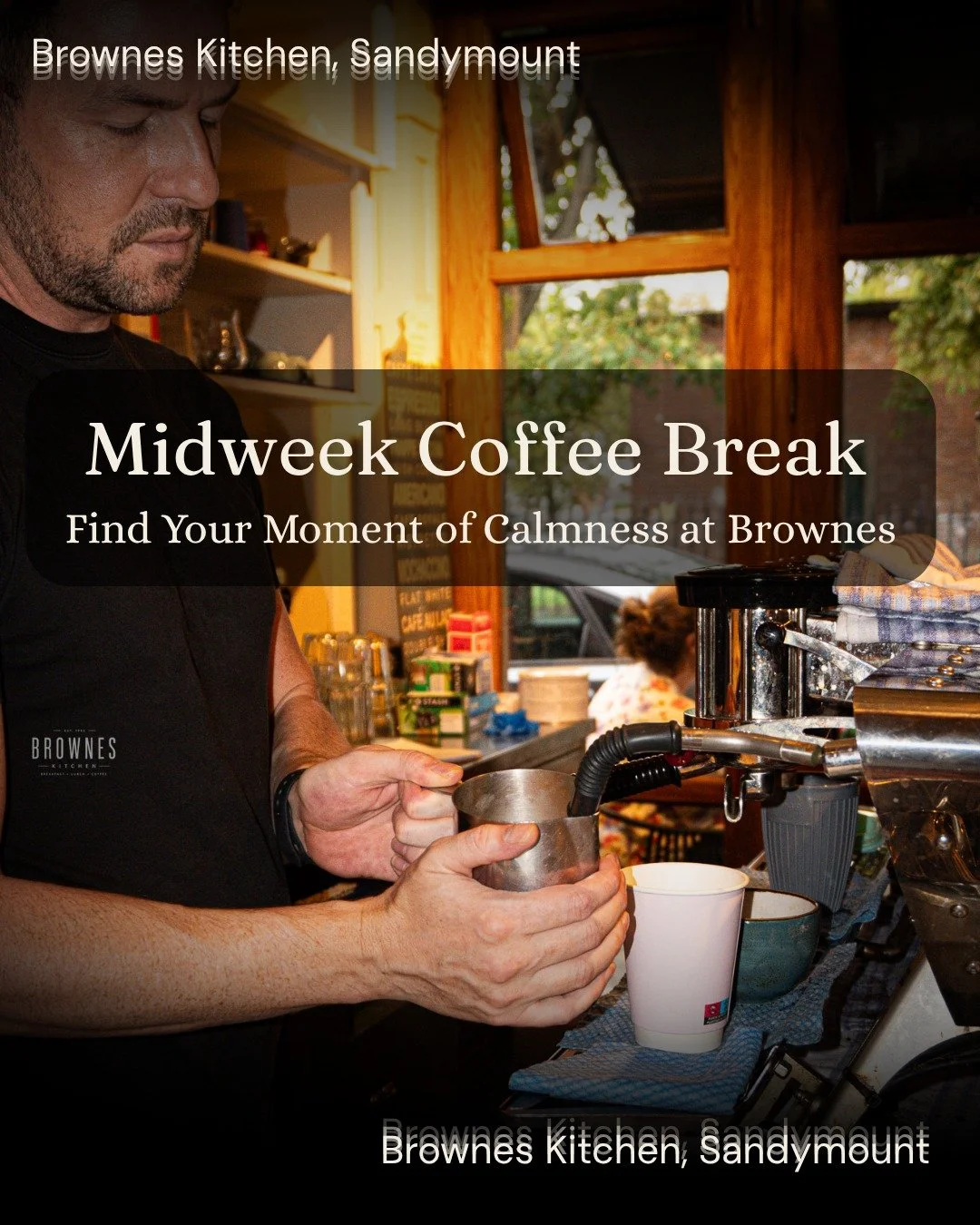 Take a moment this Wednesday to reset and recharge at Brownes of Sandymount. Our barista-made coffee is the perfect companion for your midweek break. Find your favourite spot and enjoy the quiet comfort of our cafe. #brownesofsandymount #sandymount #