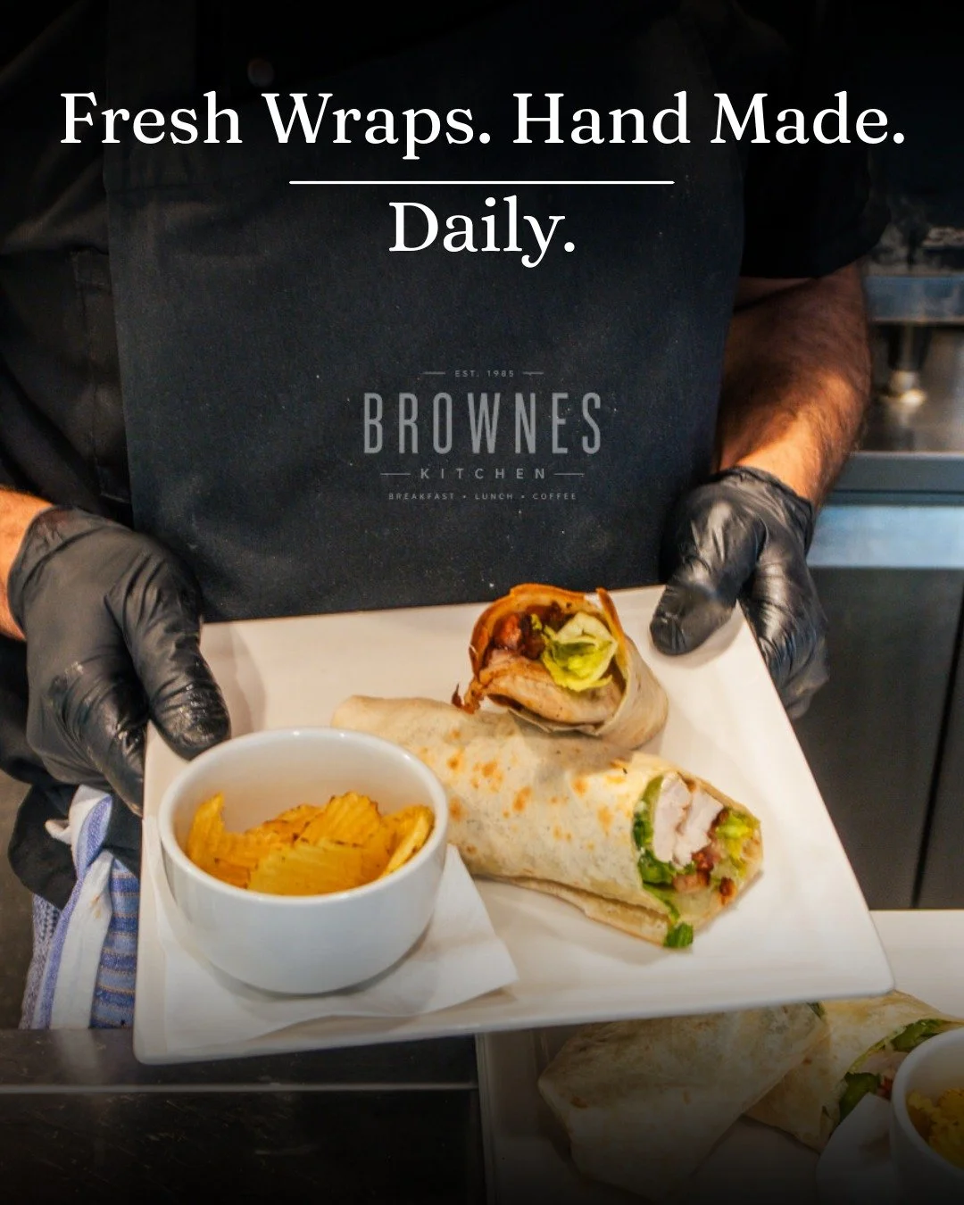 Your lunch, sorted ✅

Fresh wraps made in-house every single day at Browne&rsquo;s. No sad pre-packed sandwiches here.

Grab one on the go 👋

#lunchtime #wrapitup #freshdaily #grabandgo