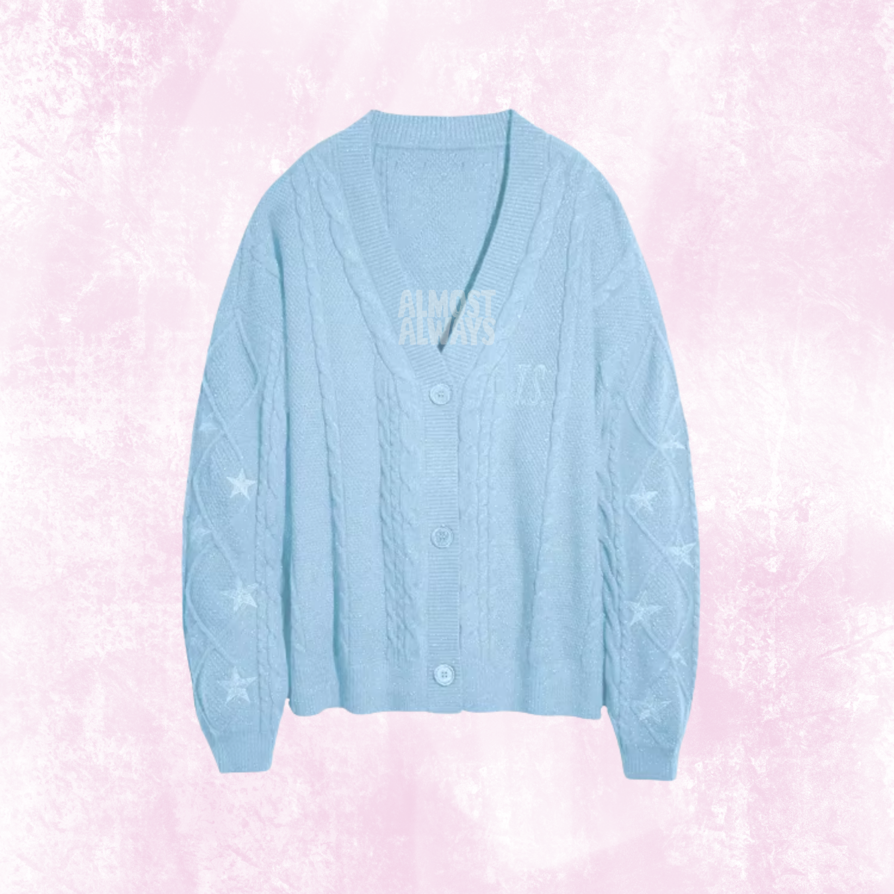 Glitter Cardigan - Blue