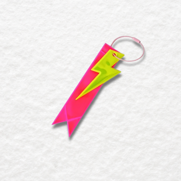 Lightning Reflector Bag Charm