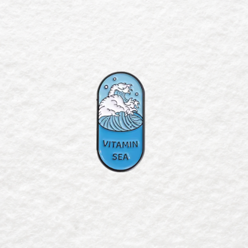 Vitamin Sea enamel pin