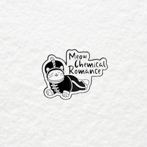 Meow Chemical Romance enamel pin