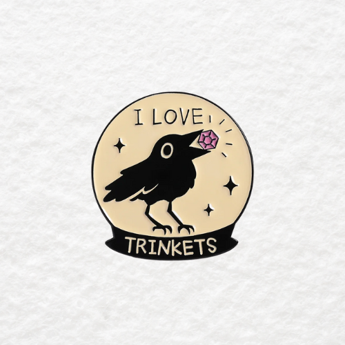 I Love Trinkets enamel pin