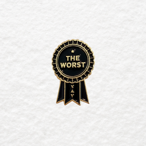 The Worst enamel pin
