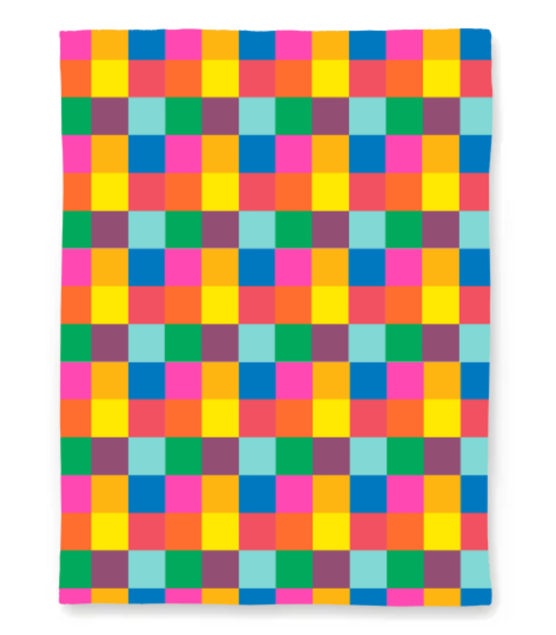 Retro fleece blanket