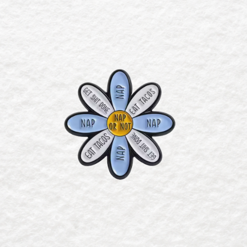 To Nap or Not To Nap enamel pin
