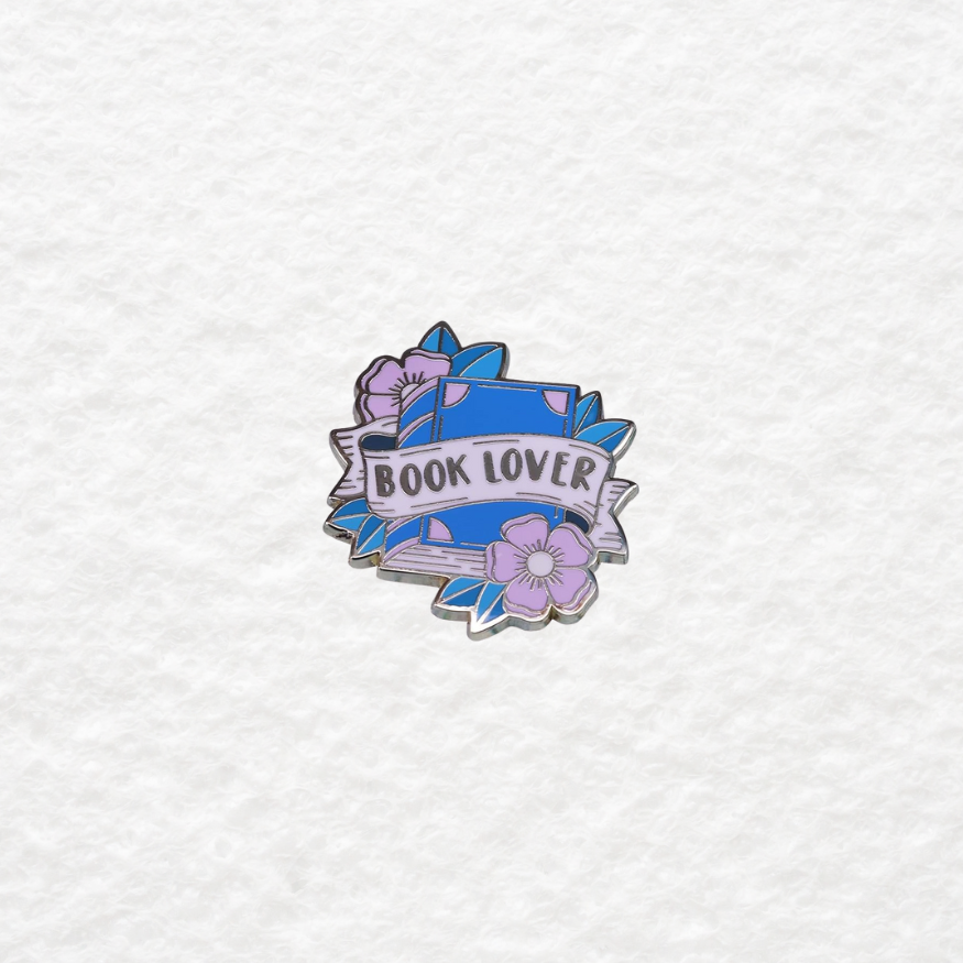 Book Lover enamel pin