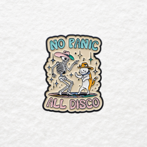 No Panic All Disco enamel pin