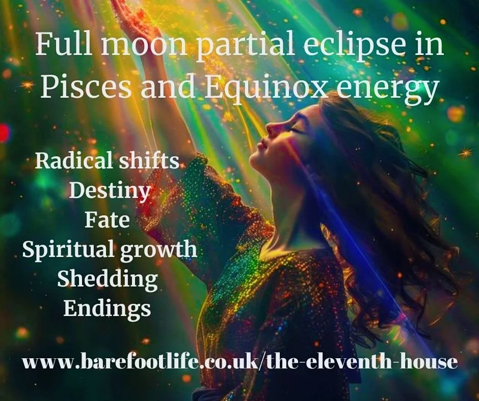 Full Moon with a partial eclipse in Pisces