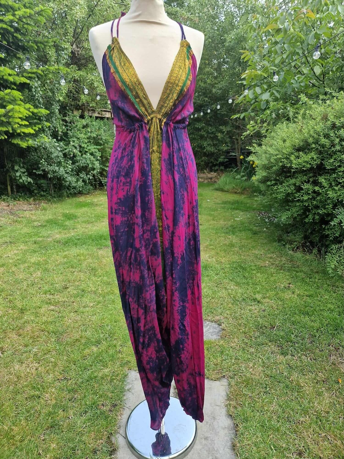 Ceres Recycled Silk Jumpsuit