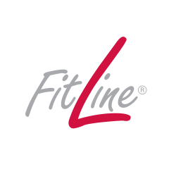 Logotipo da Fit Line com texto estilizado, 'Fit' em cinza e 'Line' em vermelho.