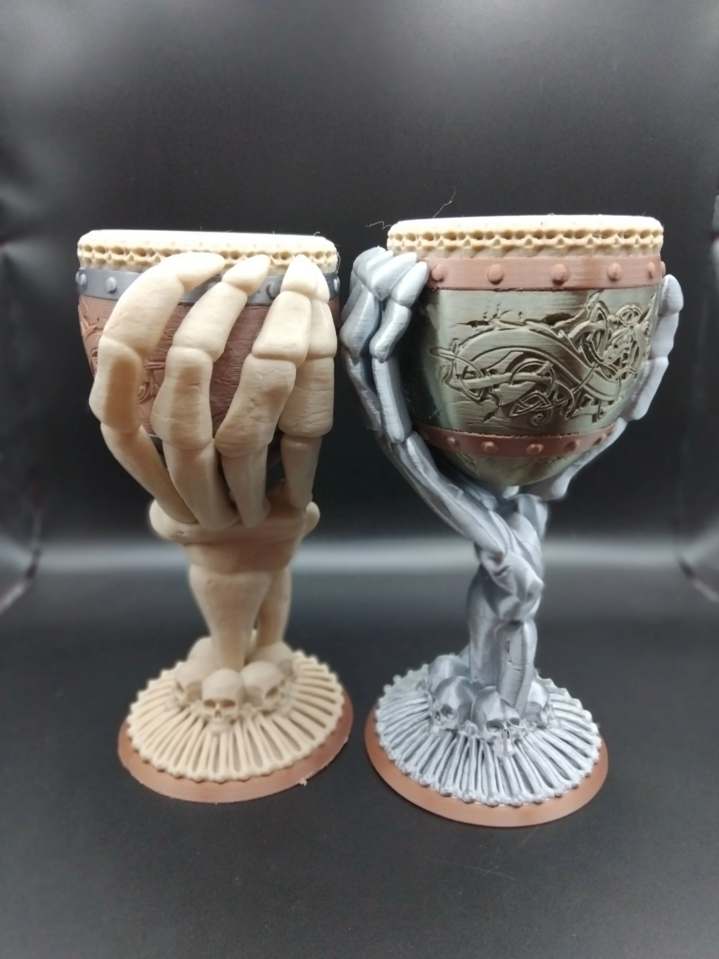 Skeleton dragon chalice