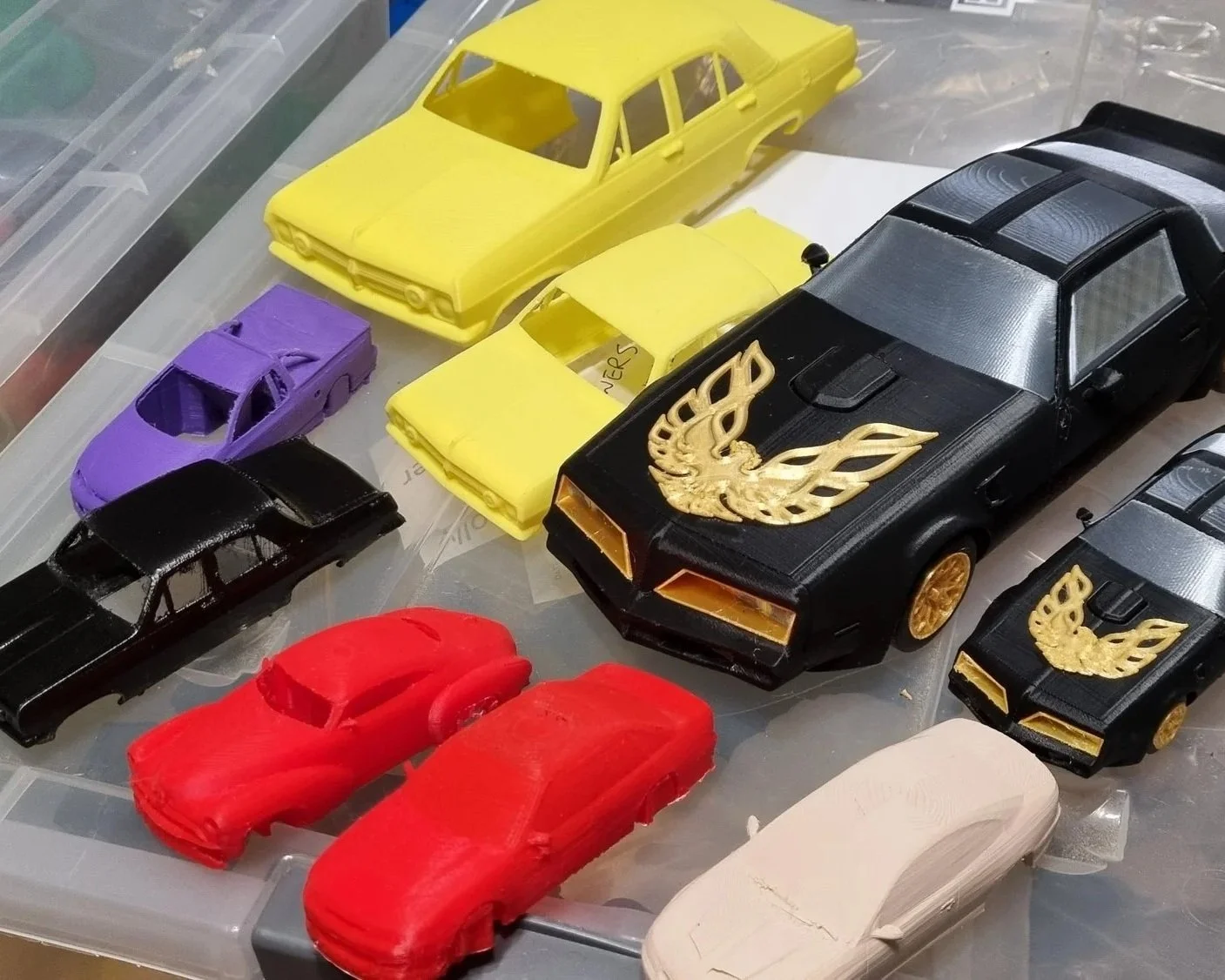 some cars done to customers budgets.
x2 smokey bandits 
x3 HR, FJ infinity, x2 VX monaro Holdens
BA ute