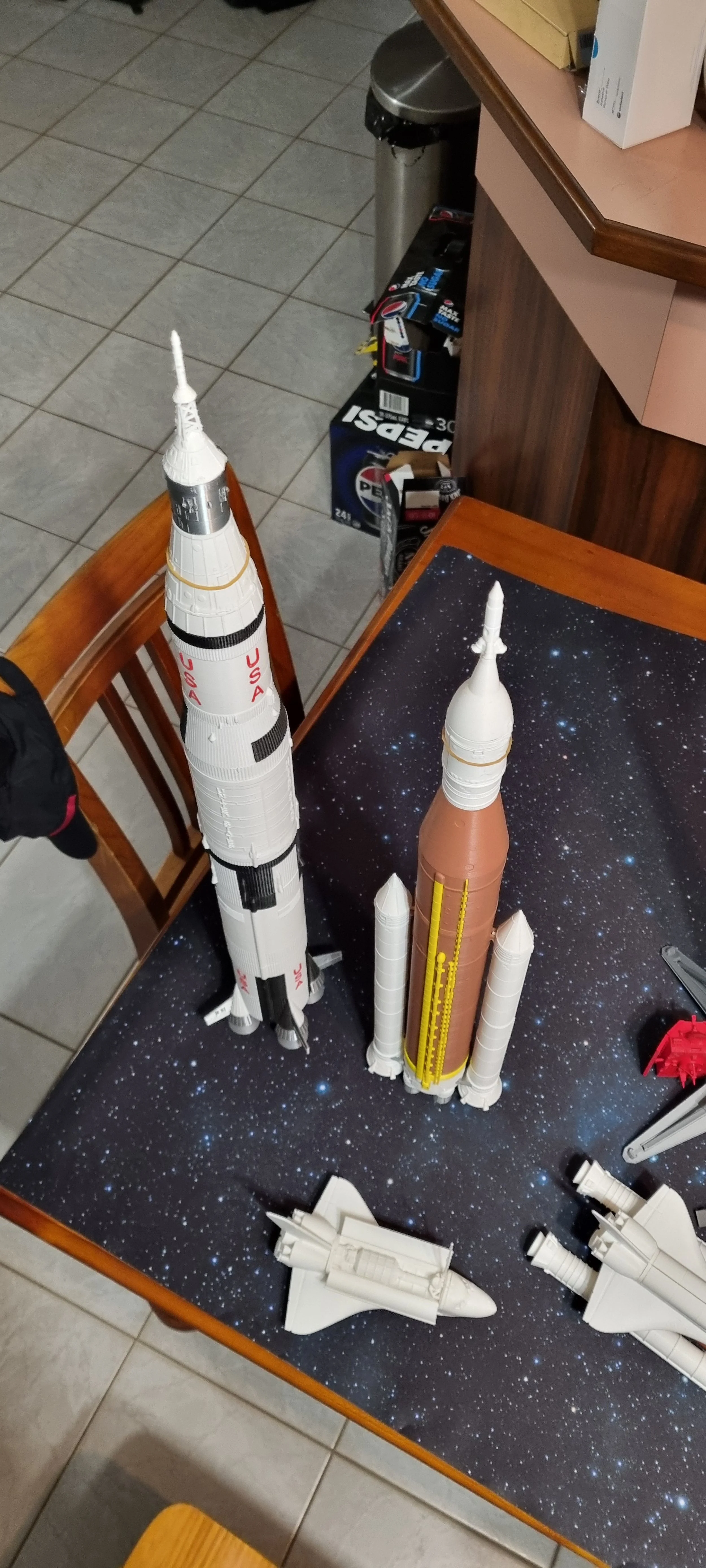 almost 1meter tall Space rockets