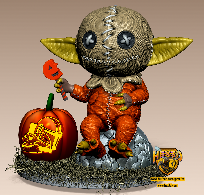 Grogu Sam - Trick or treat