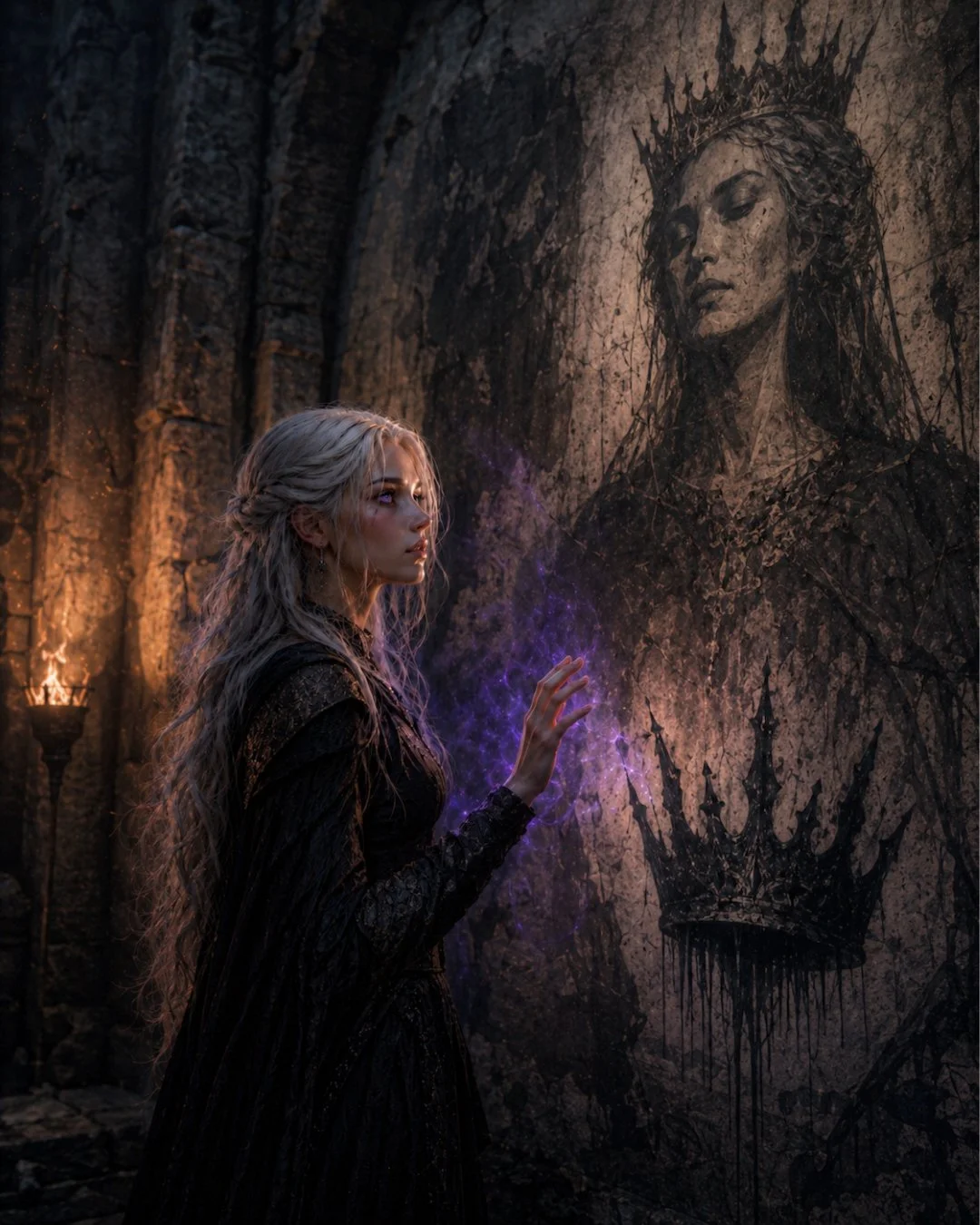 Ashen Moon- A Dark Paranormal Romance with Dragon Shifter &amp; Witch