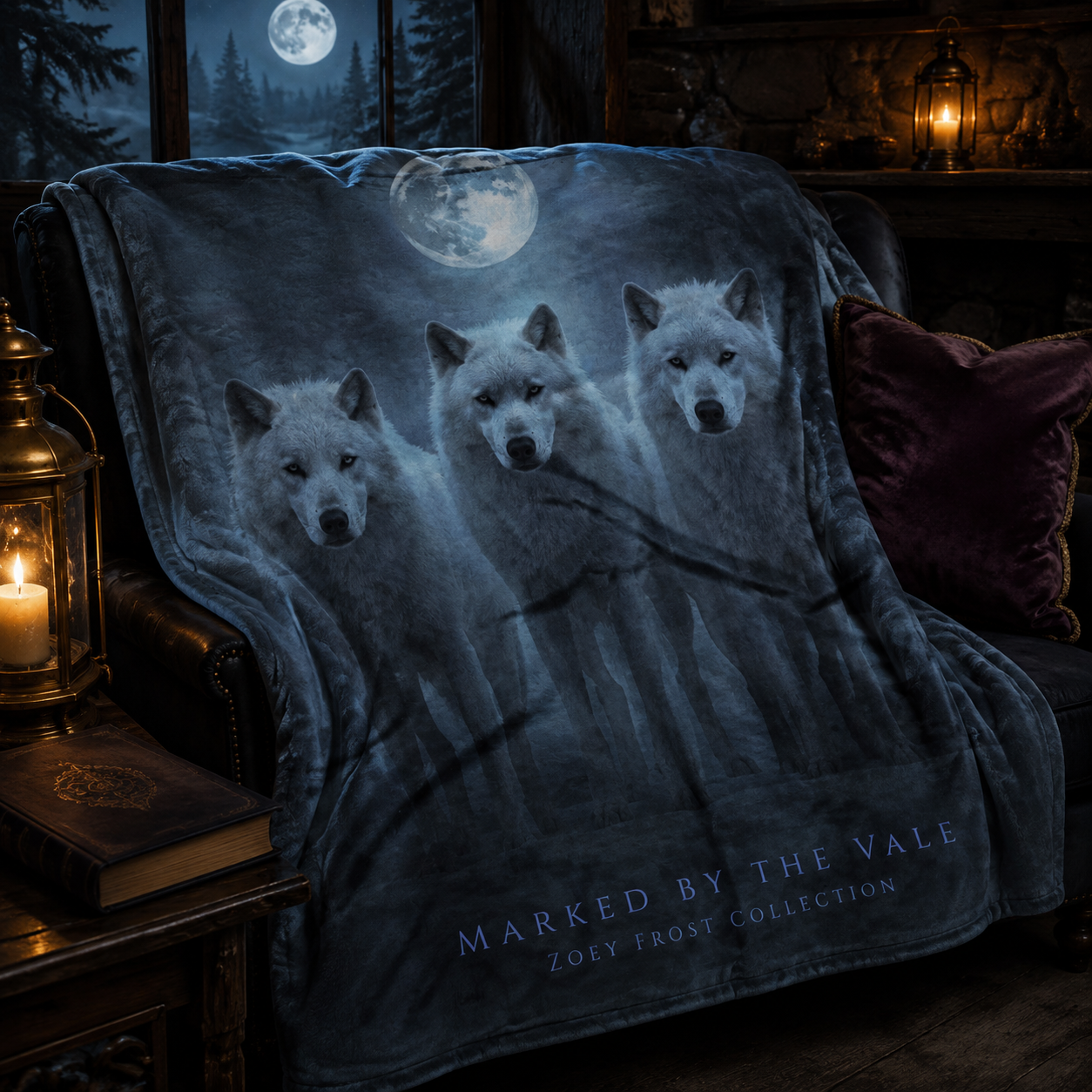 Marked by the Vale — Wolf Pack Throw Blanket