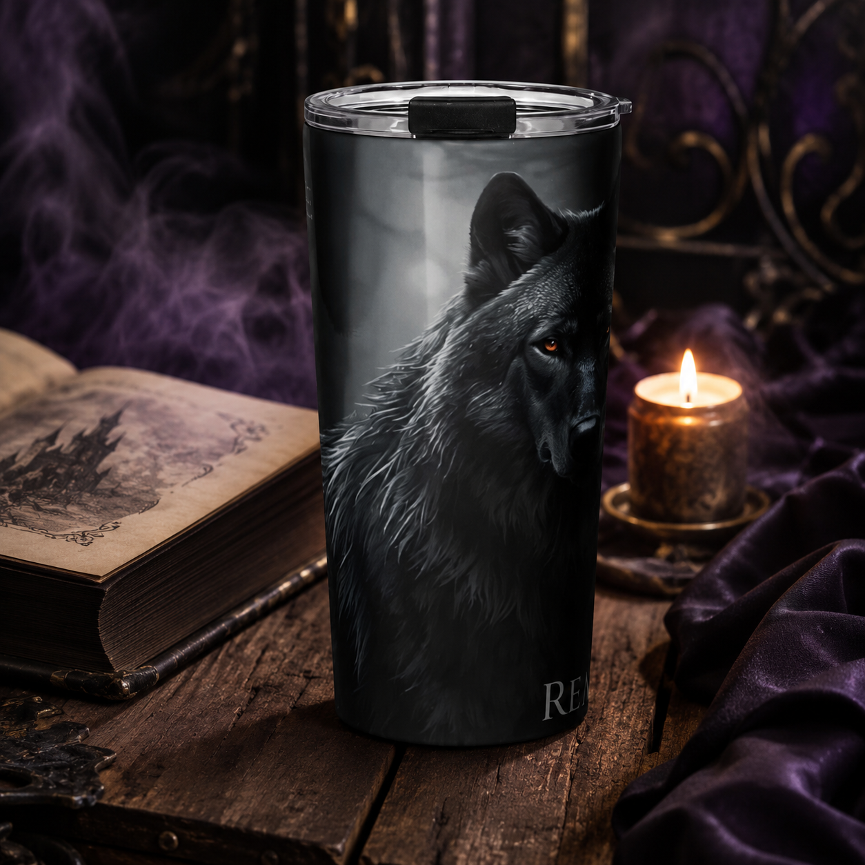 The Vale Remembers — Wolf Tumbler (20oz Stainless Steel)