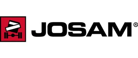 Logo des Unternehmens JOSAM mit Schriftzug und Symbol.