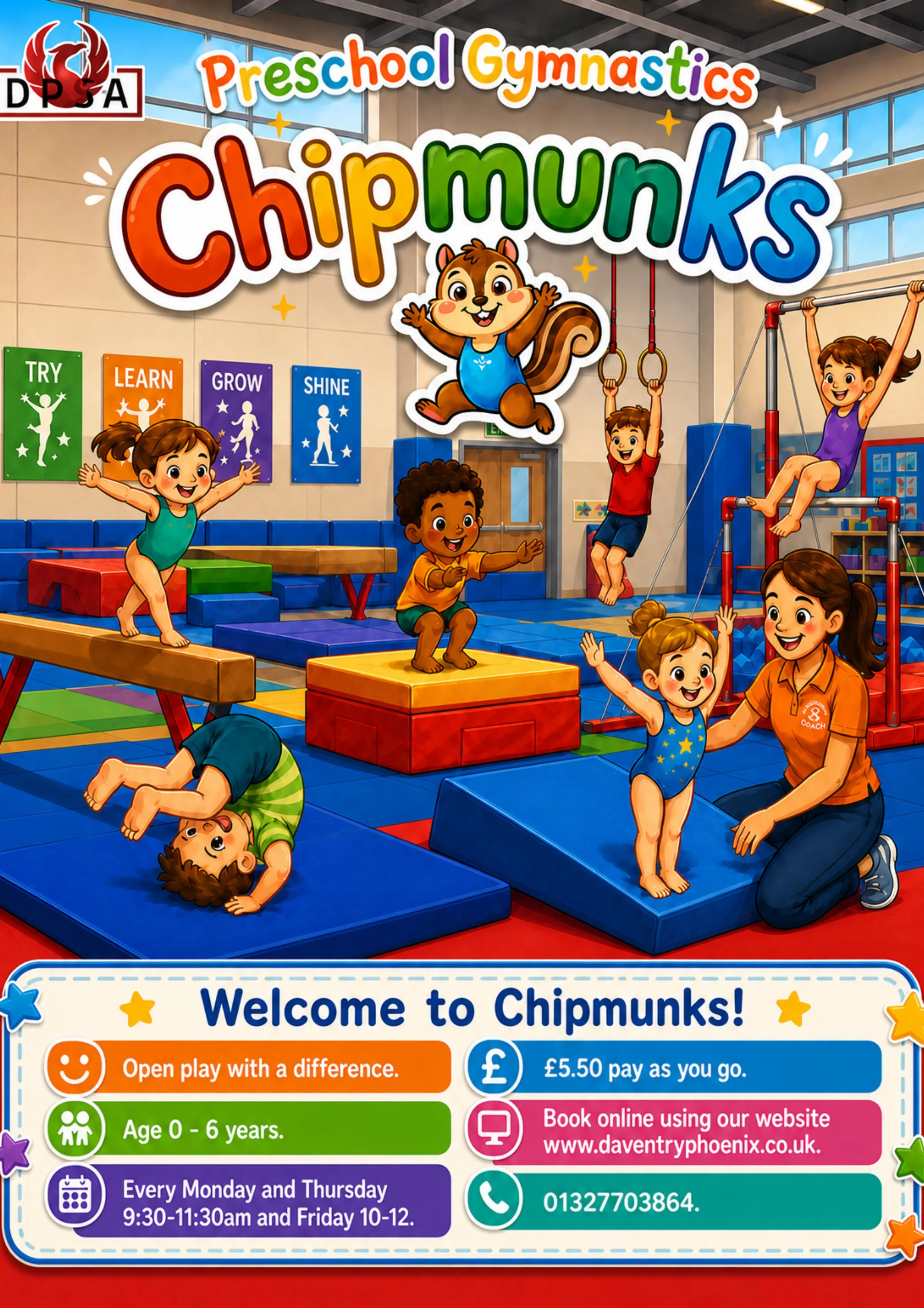 Chipmunks Open Play