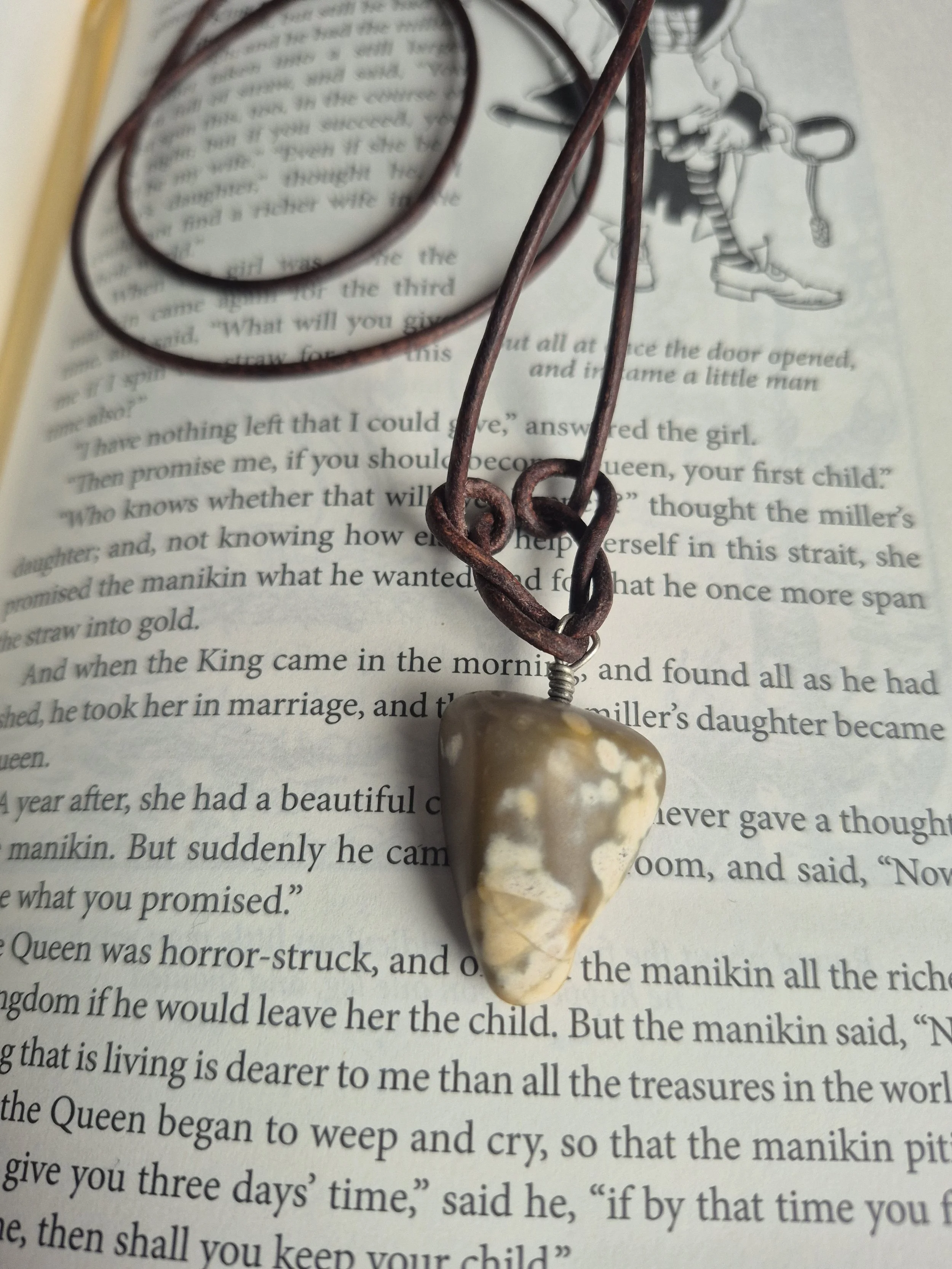 Chert Tooth Pendant