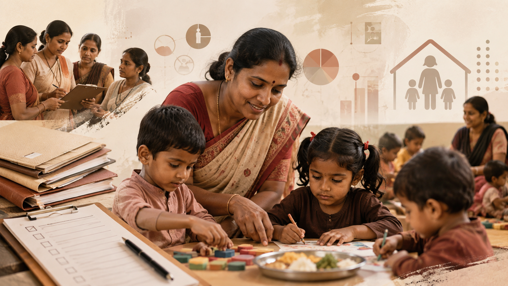 Institutional Capacity and ECCE Delivery under Mission Saksham Anganwadi: A Policy Perspective