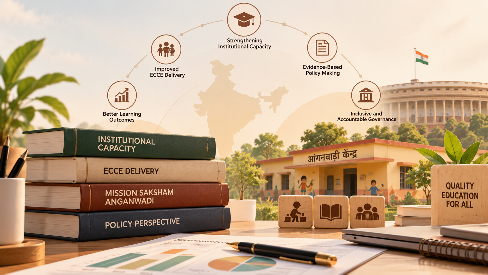 Institutional Capacity and ECCE Delivery under Mission Saksham Anganwadi: A Policy Perspective
